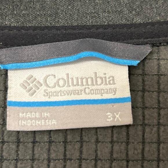 COLUMBIA NWOT Park View Fleece Half Zip Dark Gray Omni Wick Size 3XL - Picture 10 of 10